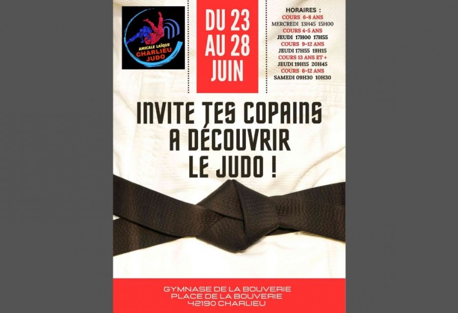 INVITE UN COPAIN AU JUDO CLUB !